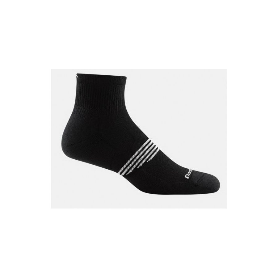 Darn Tough 1102-BLACK-L Element Socks, Men's, L, Merino Wool/Nylon/Spandex, Black - 1