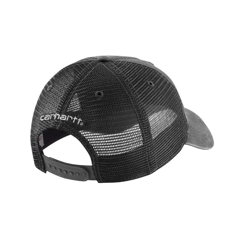 Carhartt 100286 Buffalo Cap, One-Size, Adjustable Fit Style, Embroidered Logo, Men's, Cotton/Polyester - 2
