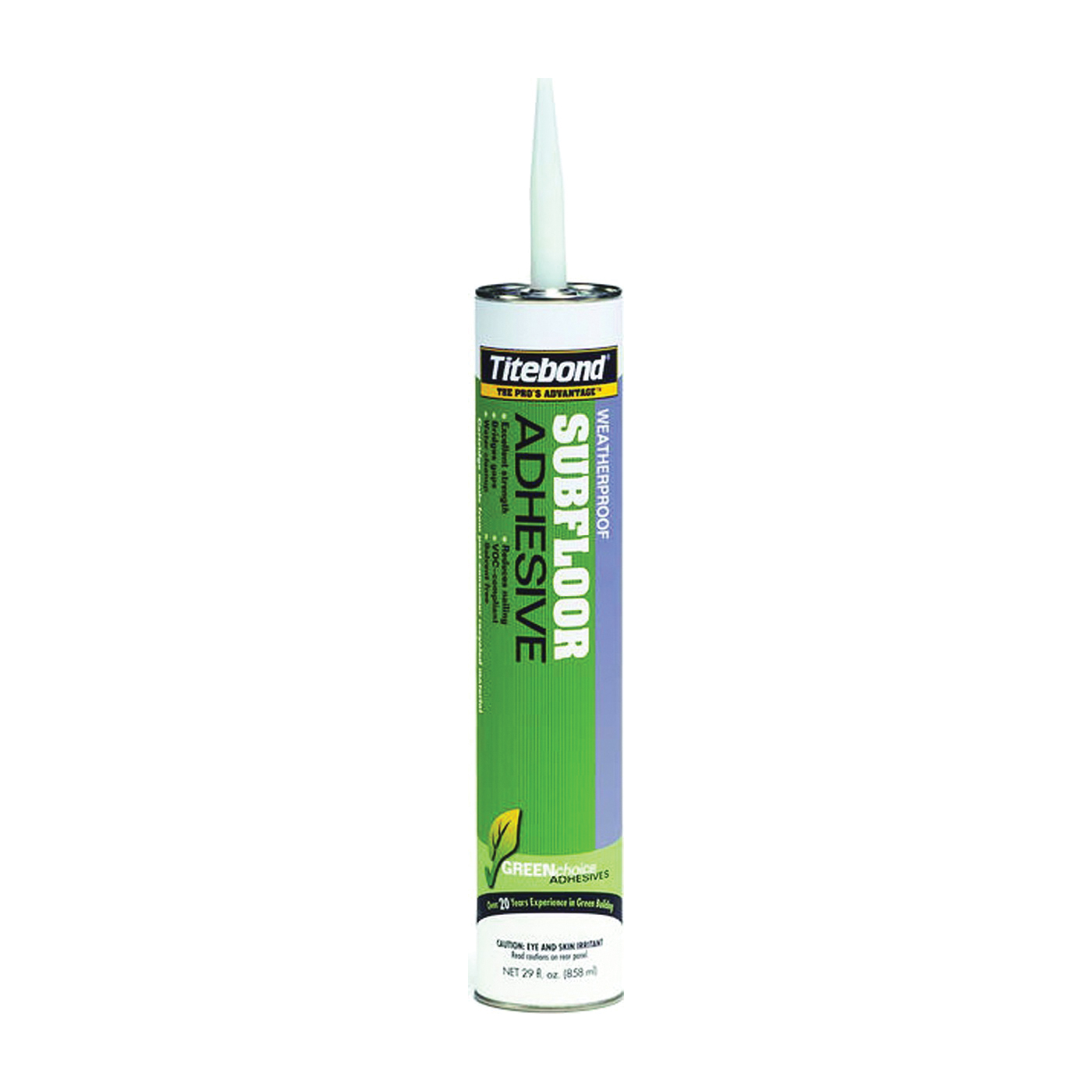 Titebond 4122 Subfloor Adhesive, Off-White, 28 oz, Cartridge