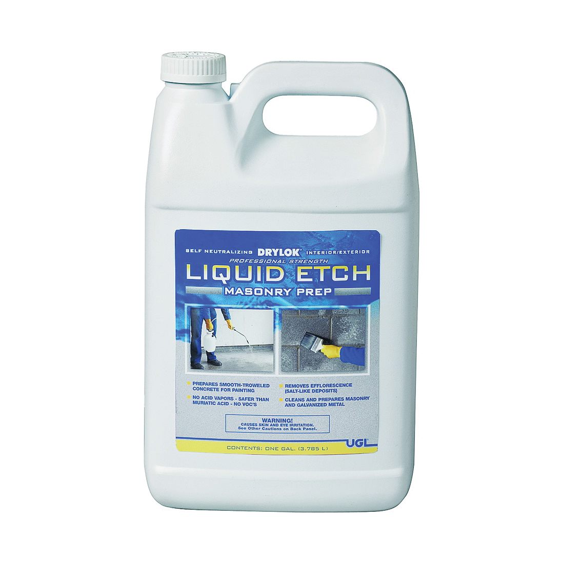 22013 Etch Masonry Cleaner, Liquid, Clear, 1 gal, Bottle