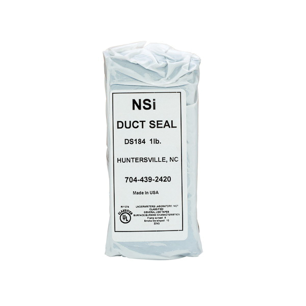 NSI DS Series DS184-1R Duct Seal, Gray, 1 lb Pack