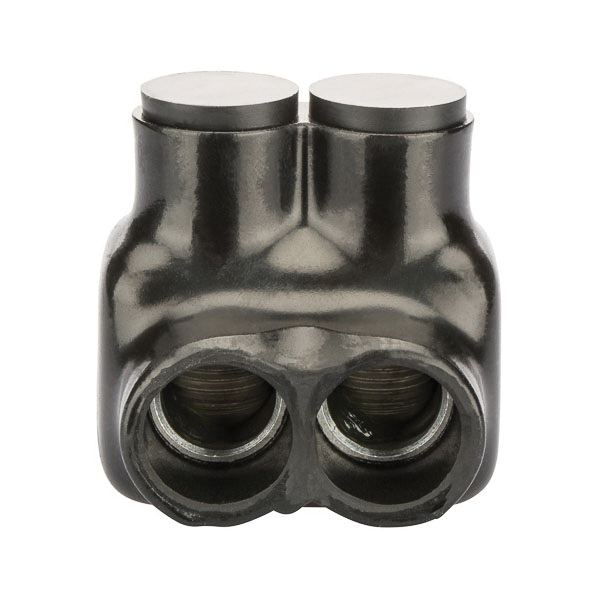 IT Series IT-3/0B Insulated Tap Connector, 3/0 to 6 AWG Wire, 2-Pole, Plastisol Housing Material, Black