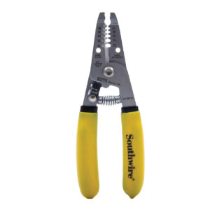 S1018STR Compact Wire Stripper, 10 to 18 AWG Solid, 12 to 20 AWG Stranded Stripping, 6 in OAL, Plastic Handle