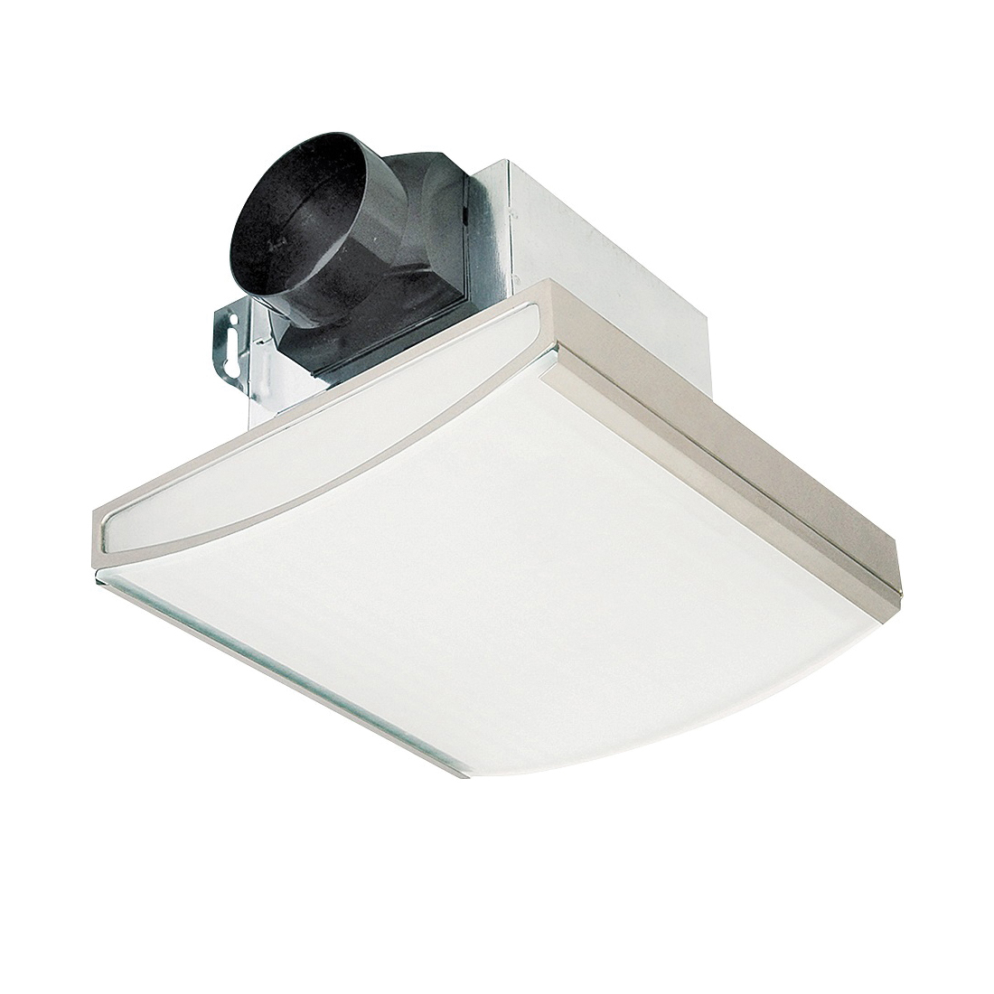 AKLC70SLN Exhaust Fan, 1.6 A, 120 V, 70 cfm Air, 2.5 Sone sones, 4 in Duct
