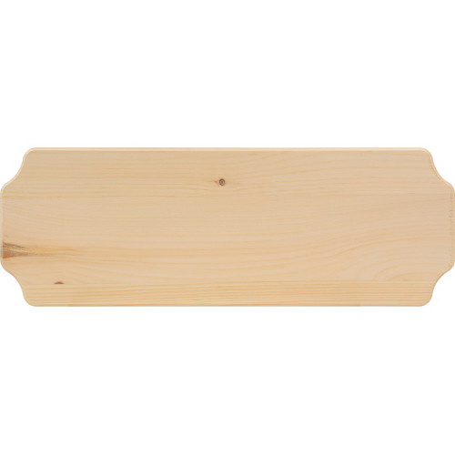 Hillman 844113 Plaque, 17 in L, 6 in W, Pine, Natural