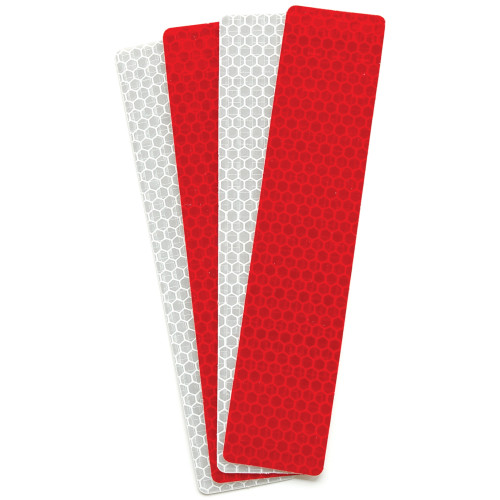 Hillman 840370 Reflective Tape, 6 in L, Vinyl Backing, Multi-Color