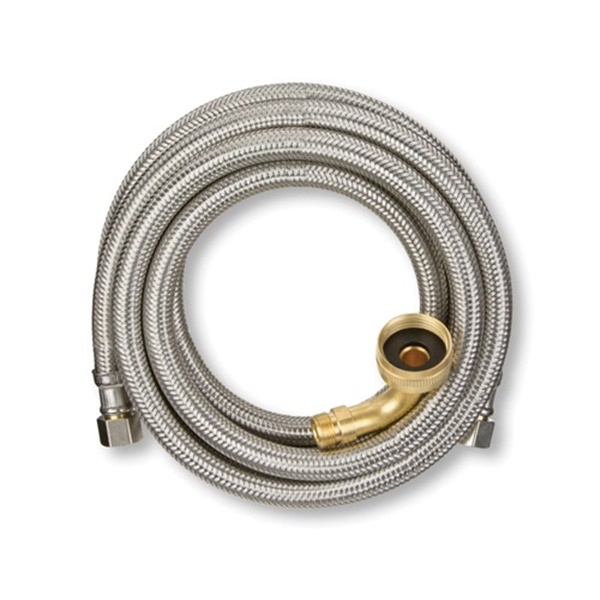 PP22816-2 Supply Hose, 3/4 in ID, 72 in L, Stainless Steel, Blue/Red