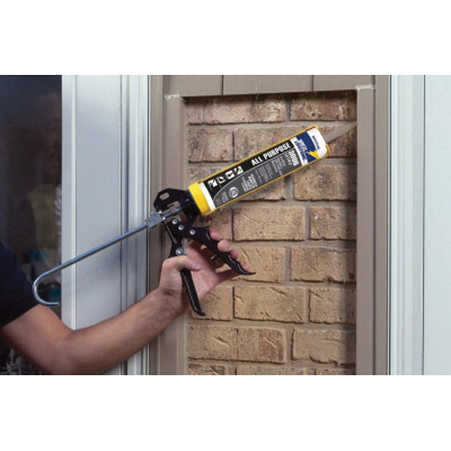 White Lightning W11002010 All Purpose Elastomeric Sealant, Almond, 5 to 7 days Curing, >40 deg F, 10 fl-oz, Cartridge