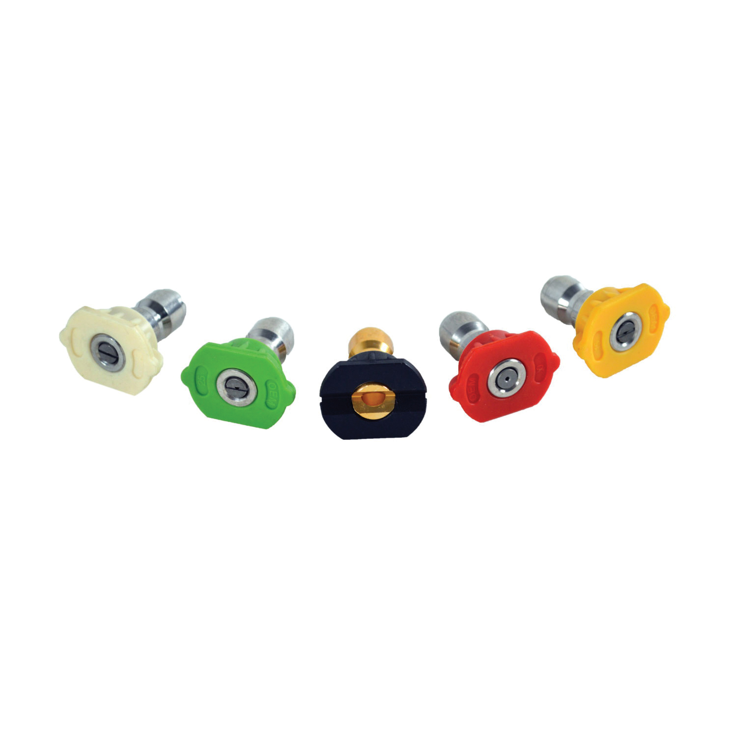 80145 Replacement Spray Tip, 0, 15, 25, 40 deg Angle, 3 Orifice, Quick-Connect, Stainless Steel