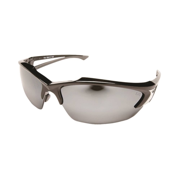 SDK117 Non-Polarized Safety Glasses, Unisex, Polycarbonate Lens, Half Wraparound Frame, Nylon Frame, Black Frame