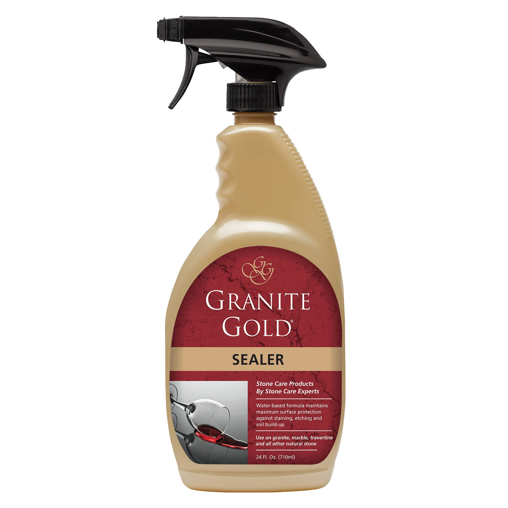 Granite Gold GG0036 Sealer, Liquid, Clear, 24 oz, Spray Bottle - 1