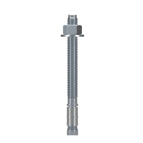 Strong-Bolt 2 Series STB2-50512 Wedge Anchor, 1/2 in Dia, 5-1/2 in L, Carbon Steel, Zinc