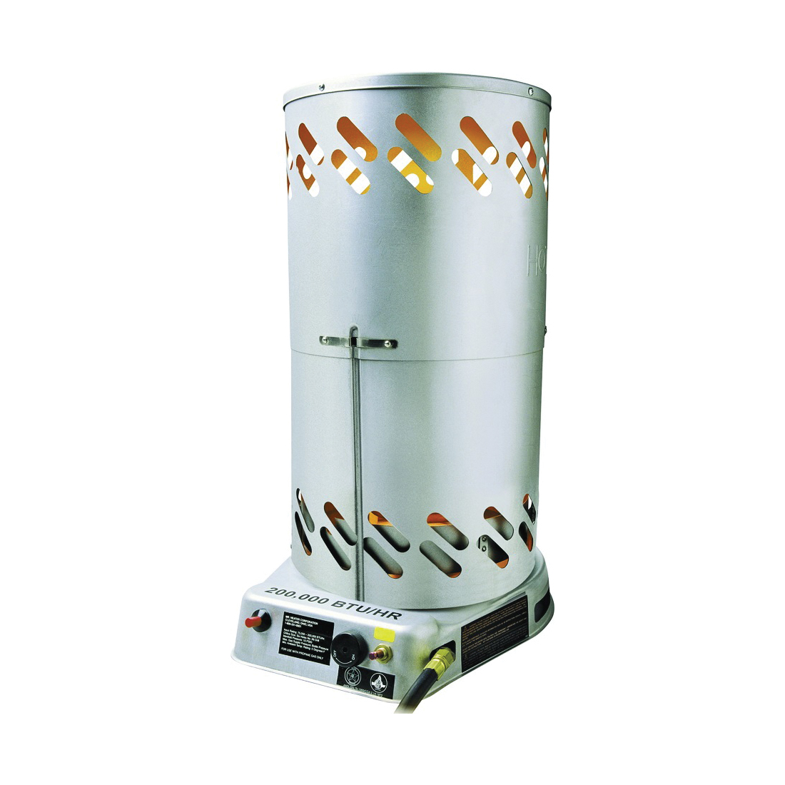 Mr. Heater F270500 Convection Heater, 100 lb Fuel Tank, Propane, 75000 to 200000 Btu, 5000 sq-ft Heating Area