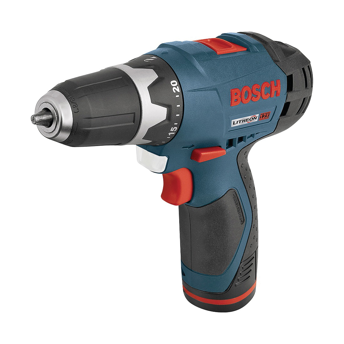 Bosch PS31-2A Drill/Driver Kit, Battery Included, 12 V, 3/8 in Chuck, Single Sleeve Chuck - 2