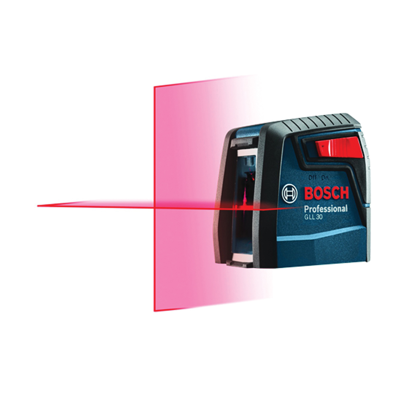 Bosch GLL 30 Cross-Line Laser, 30 ft, +/-5/16 in at 30 ft Accuracy, 2 -Line - 1