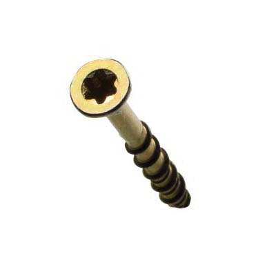 Simpson Strong-Tie WSV Series WSV3S Subfloor Screw, #9 Thread, 3 in L, Rimmed Flat Head, T25 Drive, Steel, Zinc - 2