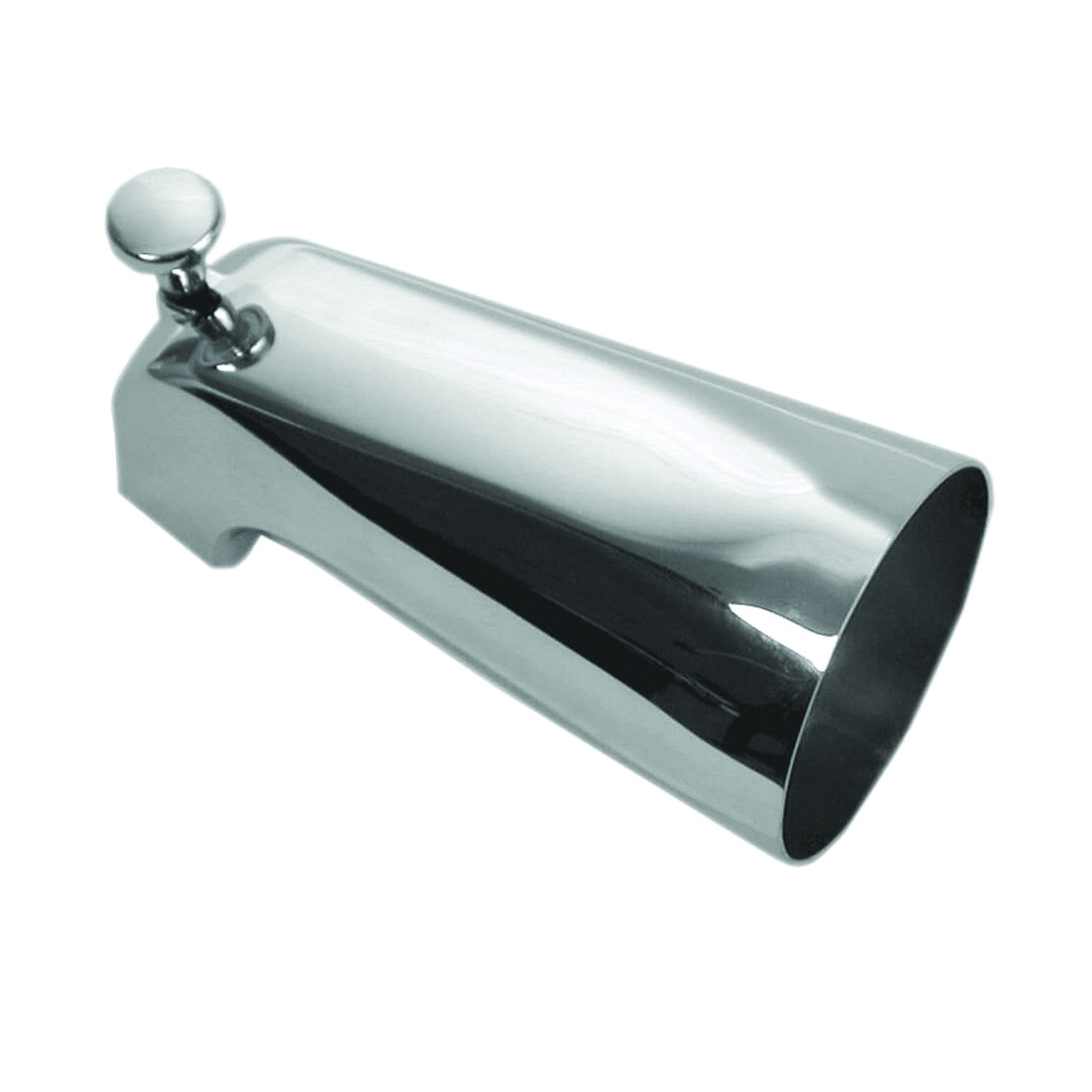 88052 Tub Spout with Front Diverter, Metal, Chrome Plated, For: 1/2 in IPS Threaded Connection