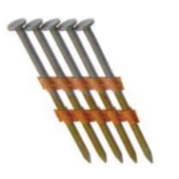 GR024 Framing Nail, 3-1/4 in L, Steel, Bright-Coated, Round Head, Smooth Shank, 4,000 Count