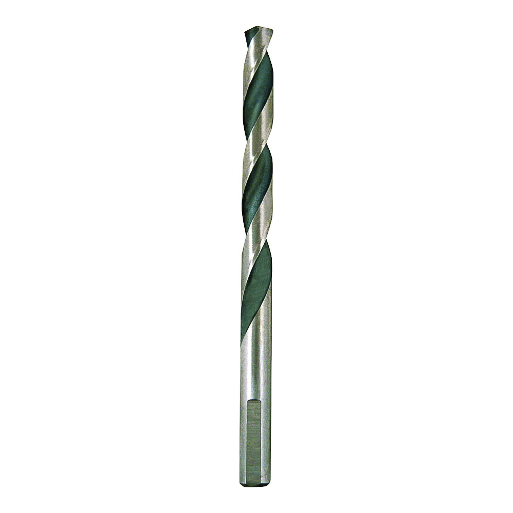 Jobber Drill Bit, 3/8 in Dia, 5 in OAL, 3-Flat Shank