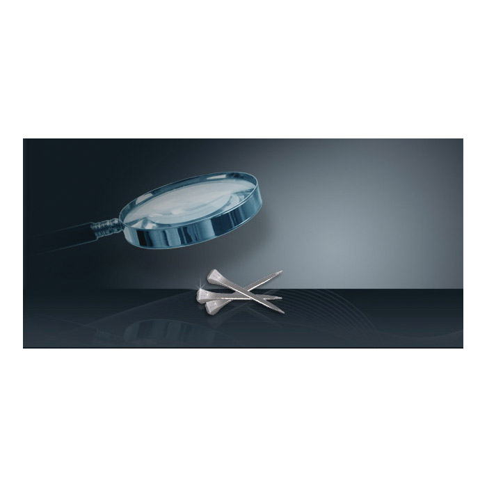 Farrier D5CS1N Slim Horseshoe Nail, #5, 49.4 mm L, Steel