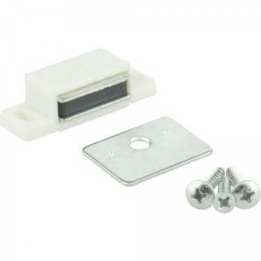 KFCMS-A-WH2 Door Catch, Plastic, White