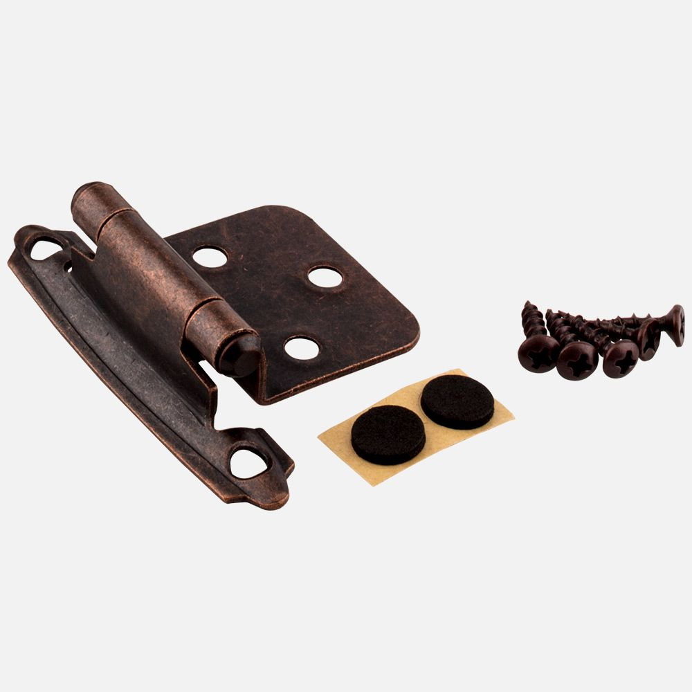 KFHO-A-ORB2 Hinge, Oil-Rubbed Bronze, Self-Closing, Overlay Hinge, 2/PK