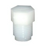 Lasco 19-9621 Pipe Plug, 1/8 in, MIP, Hex Head, Nylon