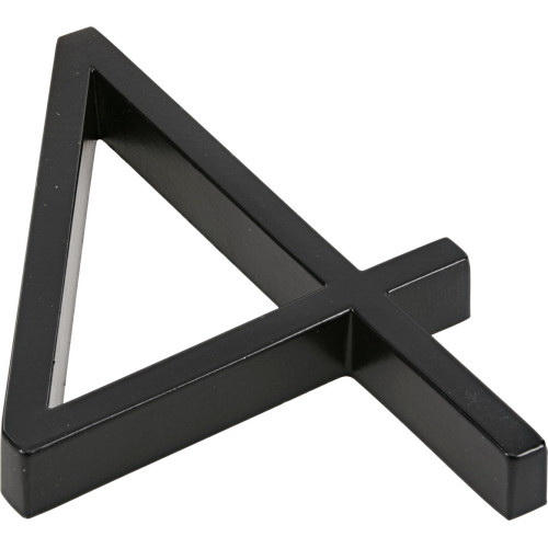 Floating Mount House Number 4, Distinctions, Black, 5 in - 3