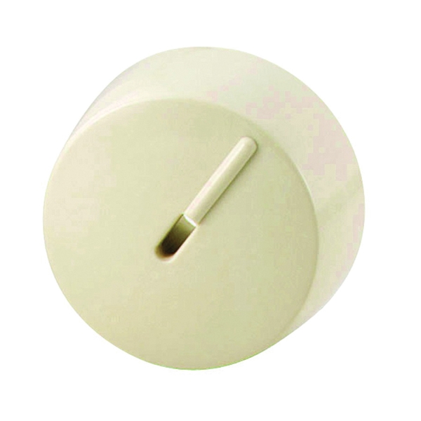 Eaton Wiring Devices RKRD-V-BP Replacement Knob, Polycarbonate, Ivory, For: RI061, RI06P and RI101 Rotary Dimmers - 2
