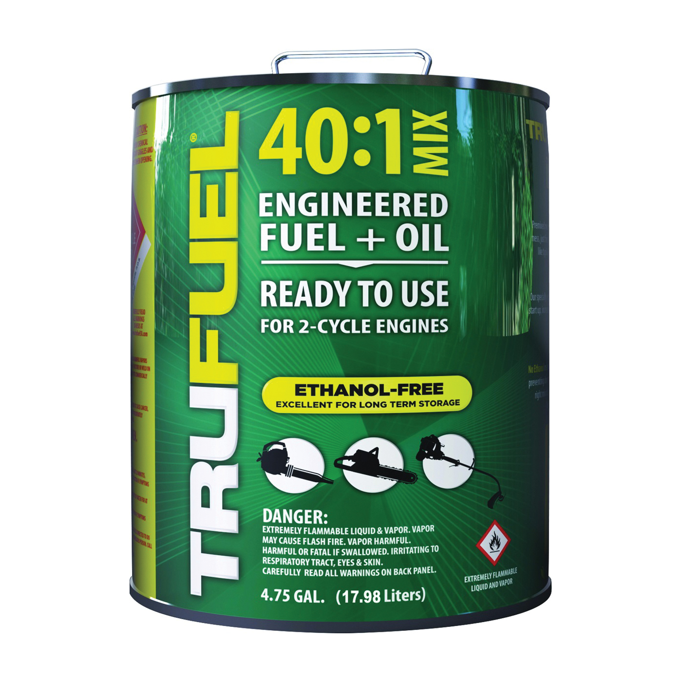 6525514 Fuel, Liquid, Hydrocarbon, Green, 4.75 gal Can