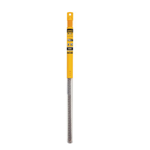 DEWALT DW5821 Drill Bit, 1-1/8 in Dia, 10 in OAL, Helix Flute, 4-Flute, SDS Max Shank