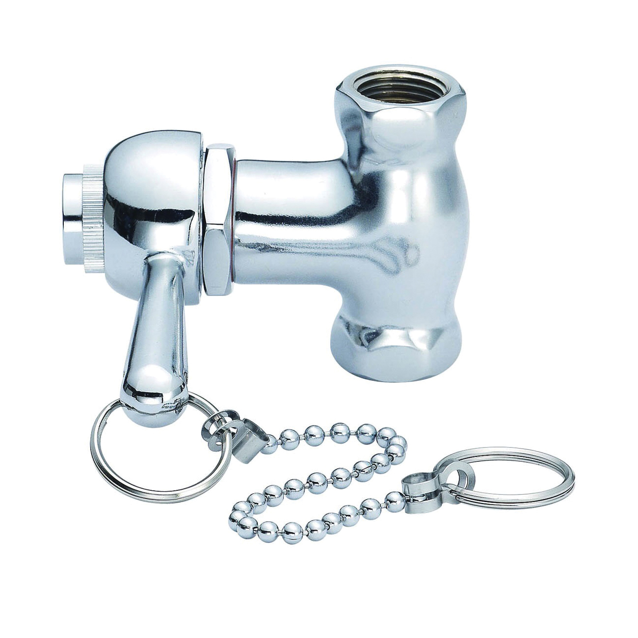 126-006LT Shower Valve with Pull Chain, 1/2 in Connection, Brass Body, Chrome