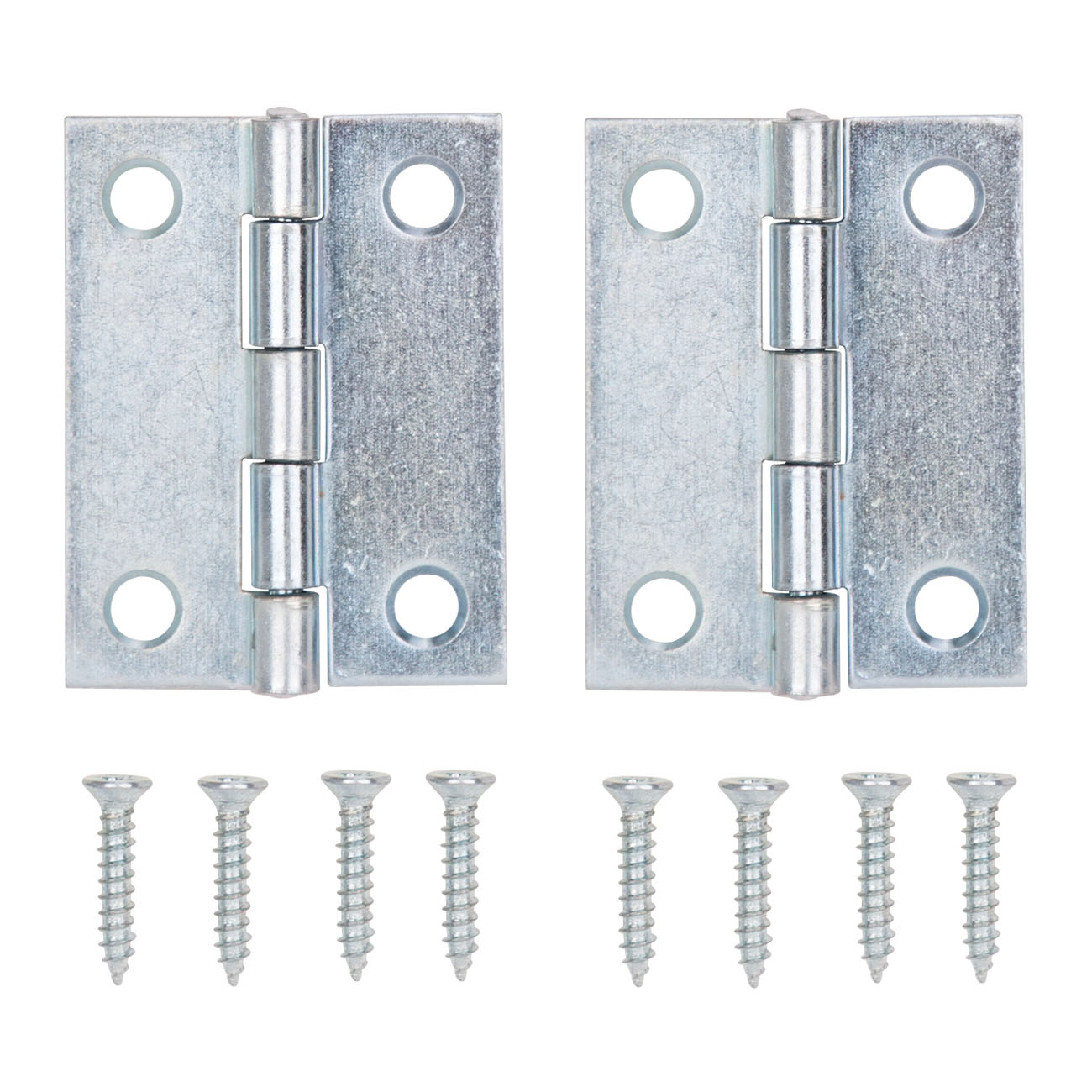 LR-049-PS Cabinet Hinge, Steel, Zinc, Fixed Pin, 180 deg Range of Motion, Full Mortise Mounting, 10 (Pair) lb