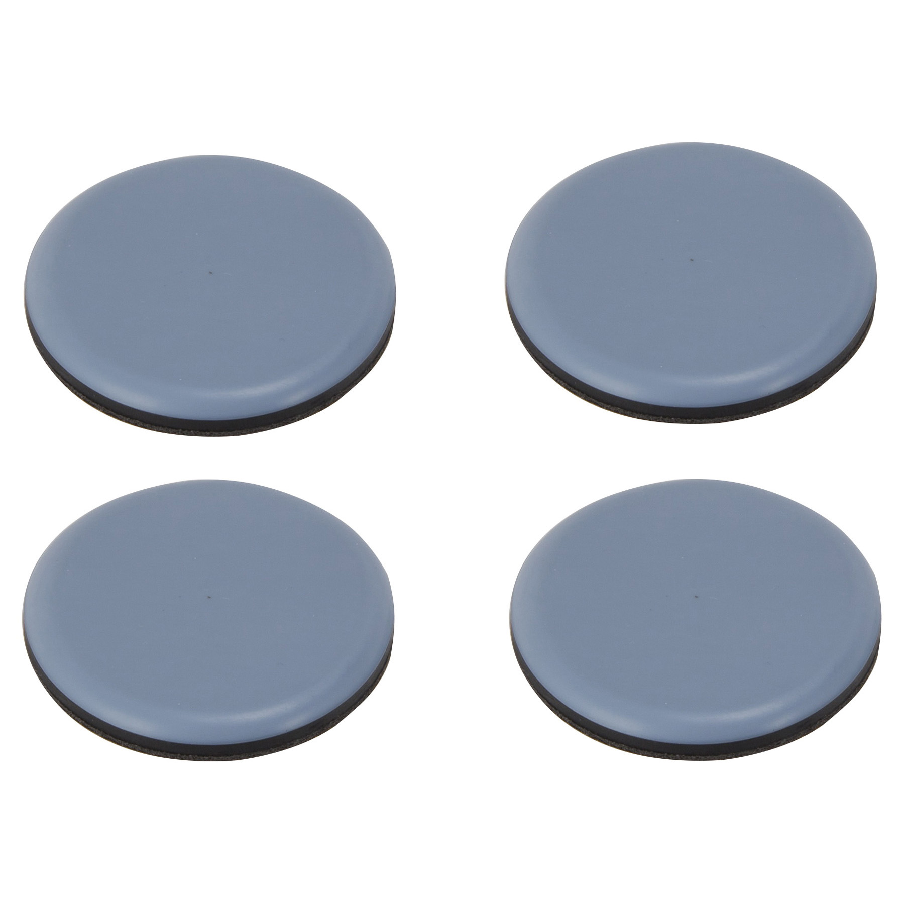 FE-50102-PS Furniture Glide, PTFE, Blue, Blue, 2 x 2 x 7/32 in Dimensions