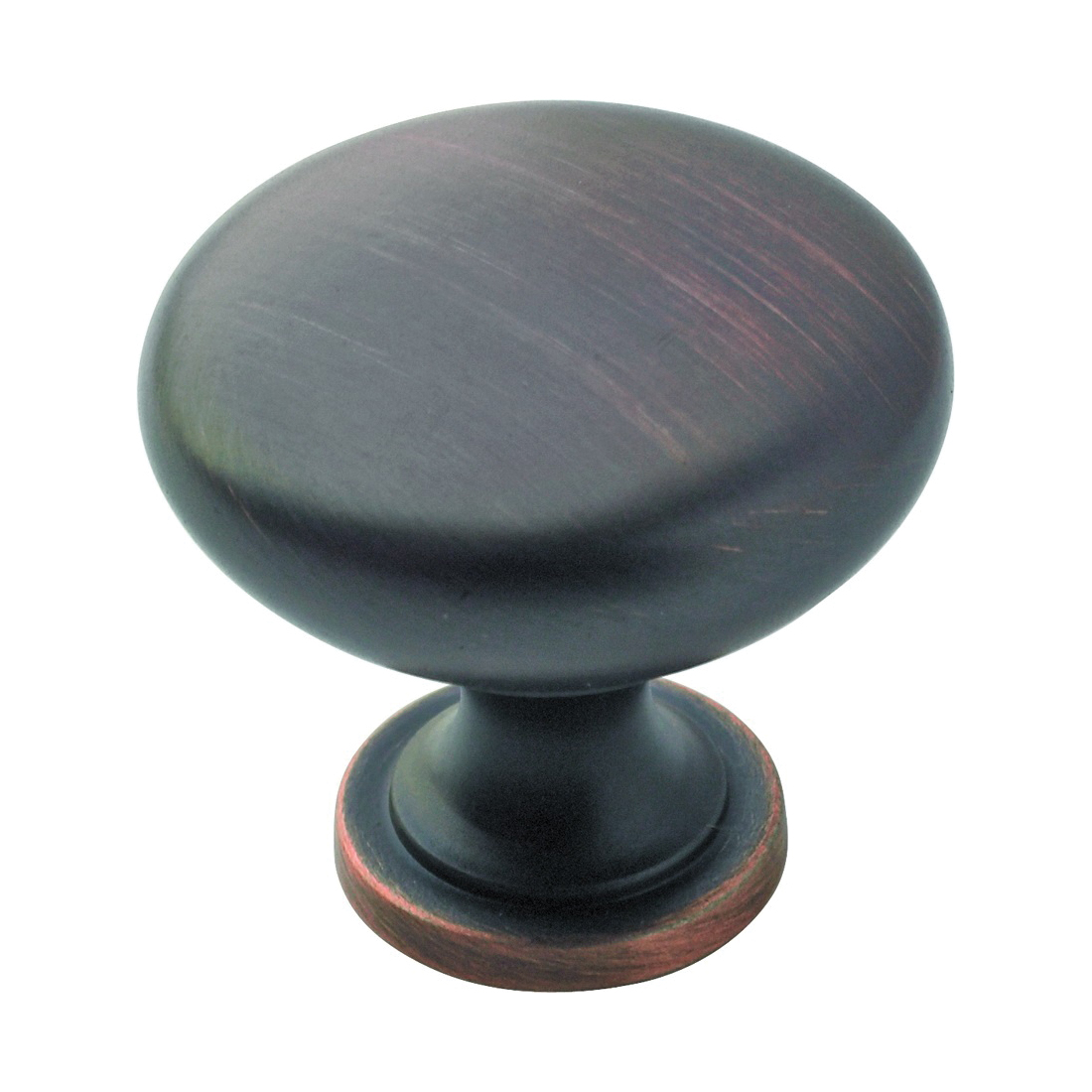 BP53005ORB Cabinet Knob, 1-1/8 in Projection, Zinc, Oil-Rubbed Bronze