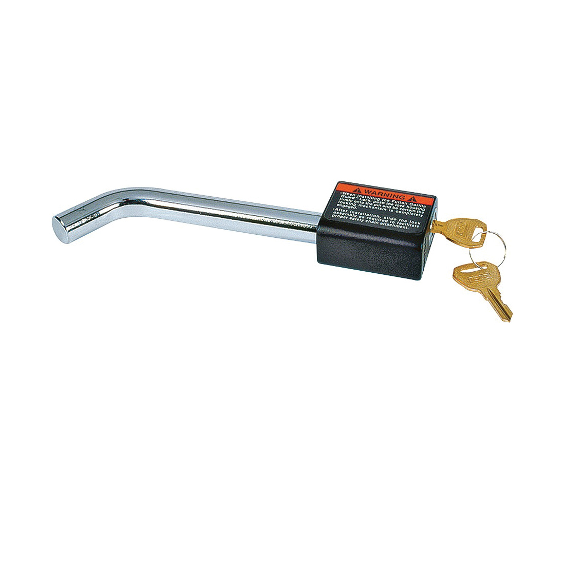 7006500 Universal Receiver Lock, Class: III/IV/V, Steel, Chrome