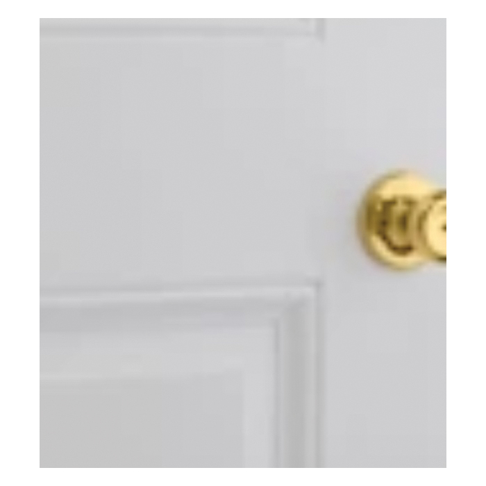 Kwikset 300T 3CPRCLRCS Privacy Lockset, Bell, Tylo Design, Polished Brass, Reversible Hand, 1-7/8 in Dia Knob - 5