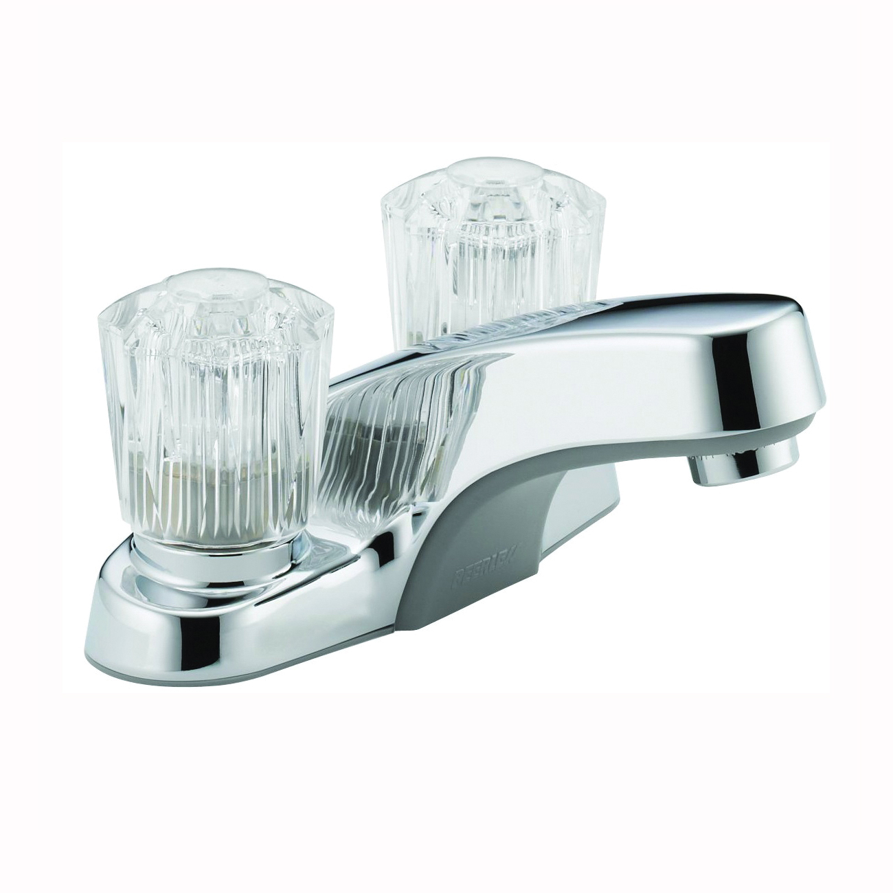 P240LF Bathroom Faucet, 1.2 gpm, 2-Faucet Handle, Chrome Plated, Knob Handle, Standard Spout