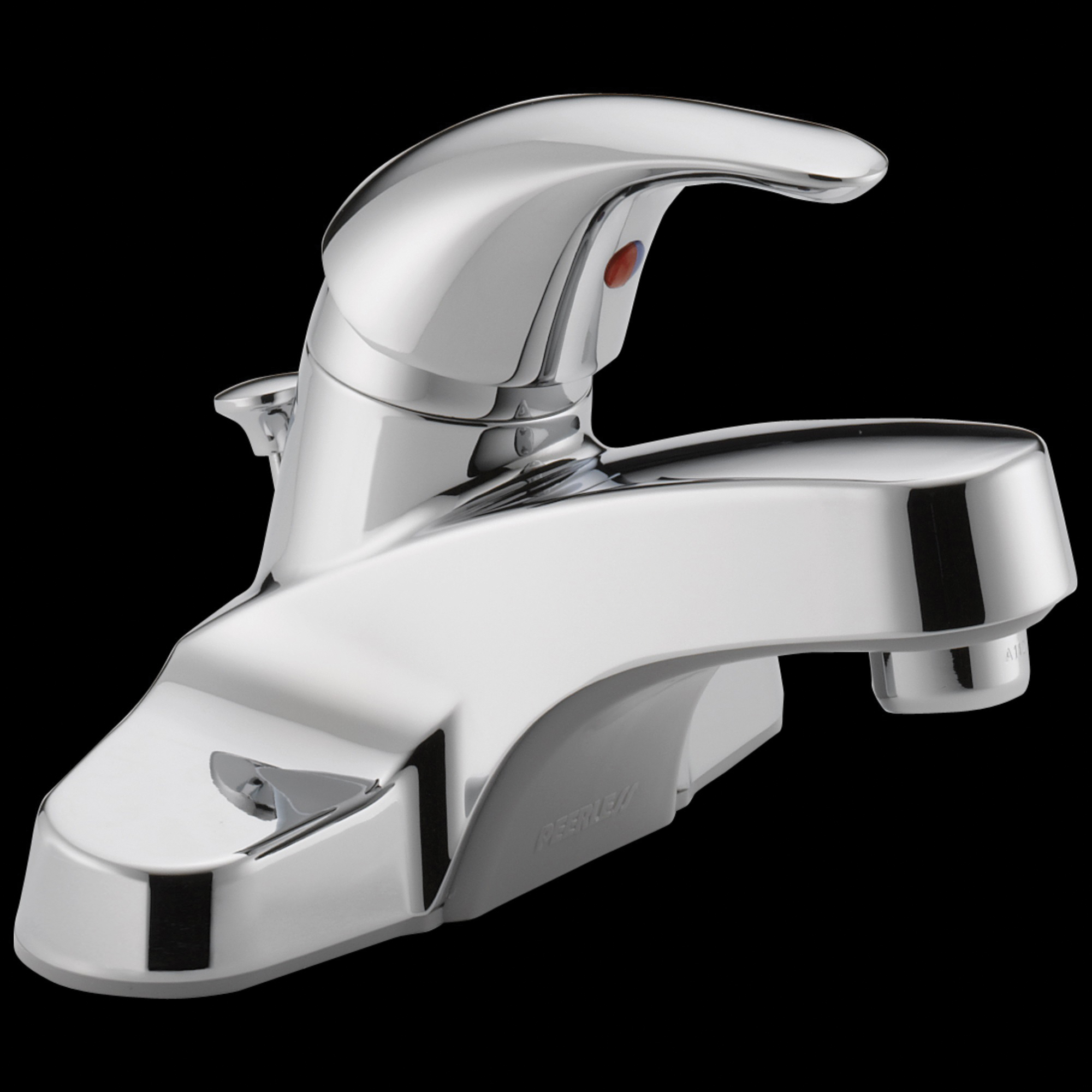 P136LF Bathroom Faucet, 1.2 gpm, 1-Handle, Metal, Chrome Plated, Lever Handle, Standard Spout