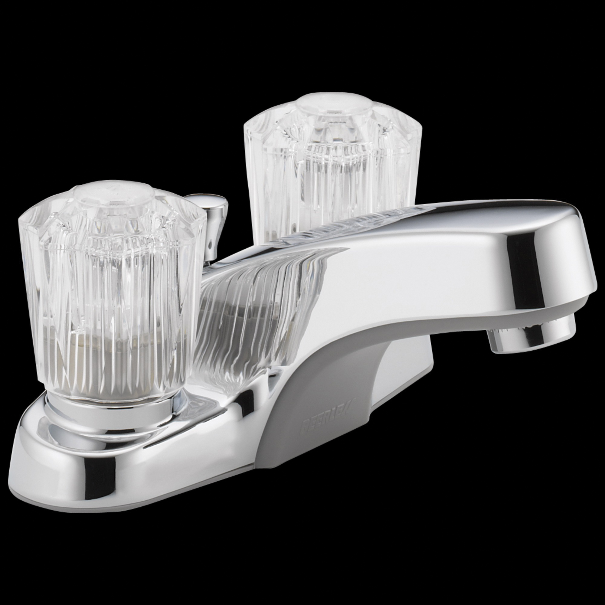 P245LF Bathroom Faucet, 1.2 gpm, 2-Handle, Metal, Chrome Plated, Knob Handle, Standard Spout