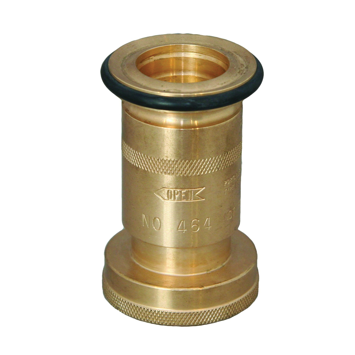JAHN-150-NST Nozzle, 1-1/2 in, NST, Thermoplastic Rubber, Brass