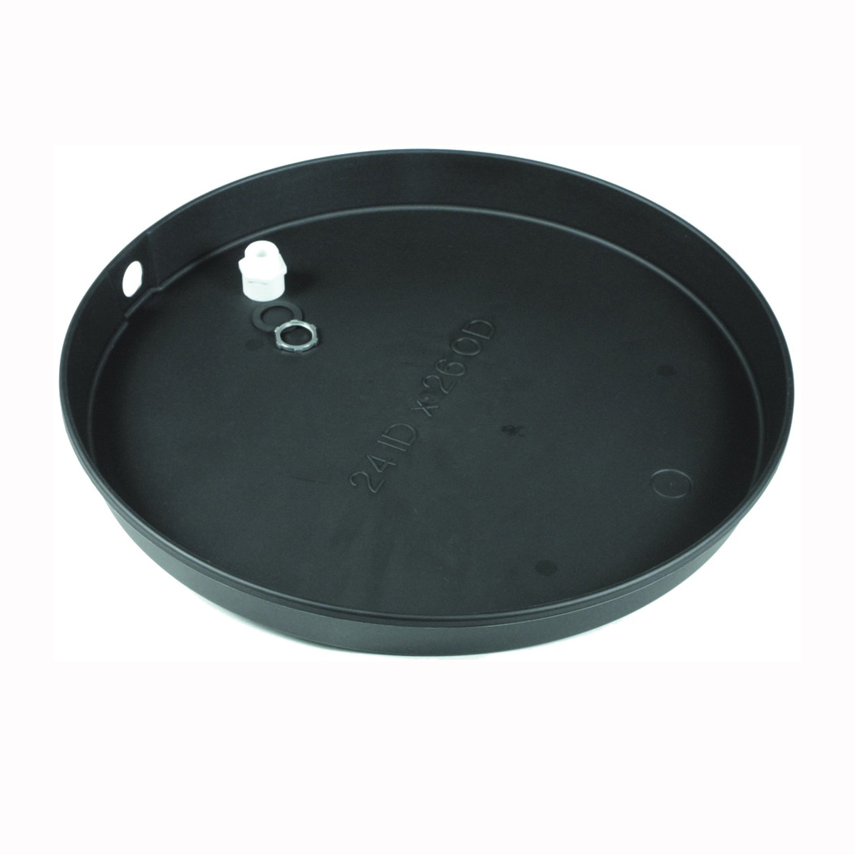 11260 Recyclable Drain Pan, Plastic, For: Electric Water Heaters