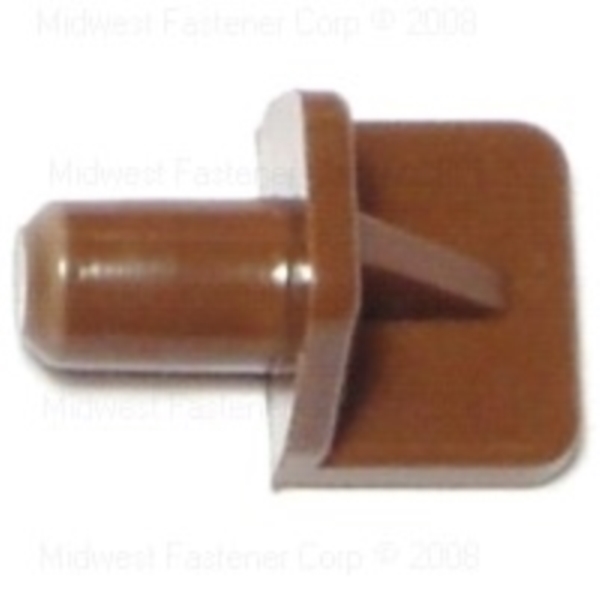 84333 Shelf Support, Specifications: 5 mm Dia, Plastic, Brown