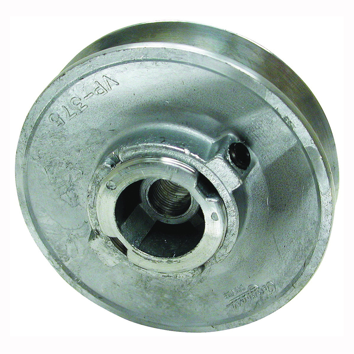 6149 Motor Pulley, 1/2 in Dia Bore, 3-3/4 in OD, Zinc