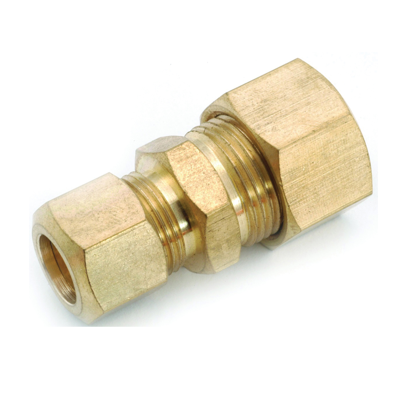 750082-1006 Tube Reducing Union, 5/8 x 3/8 in, Compression, Brass