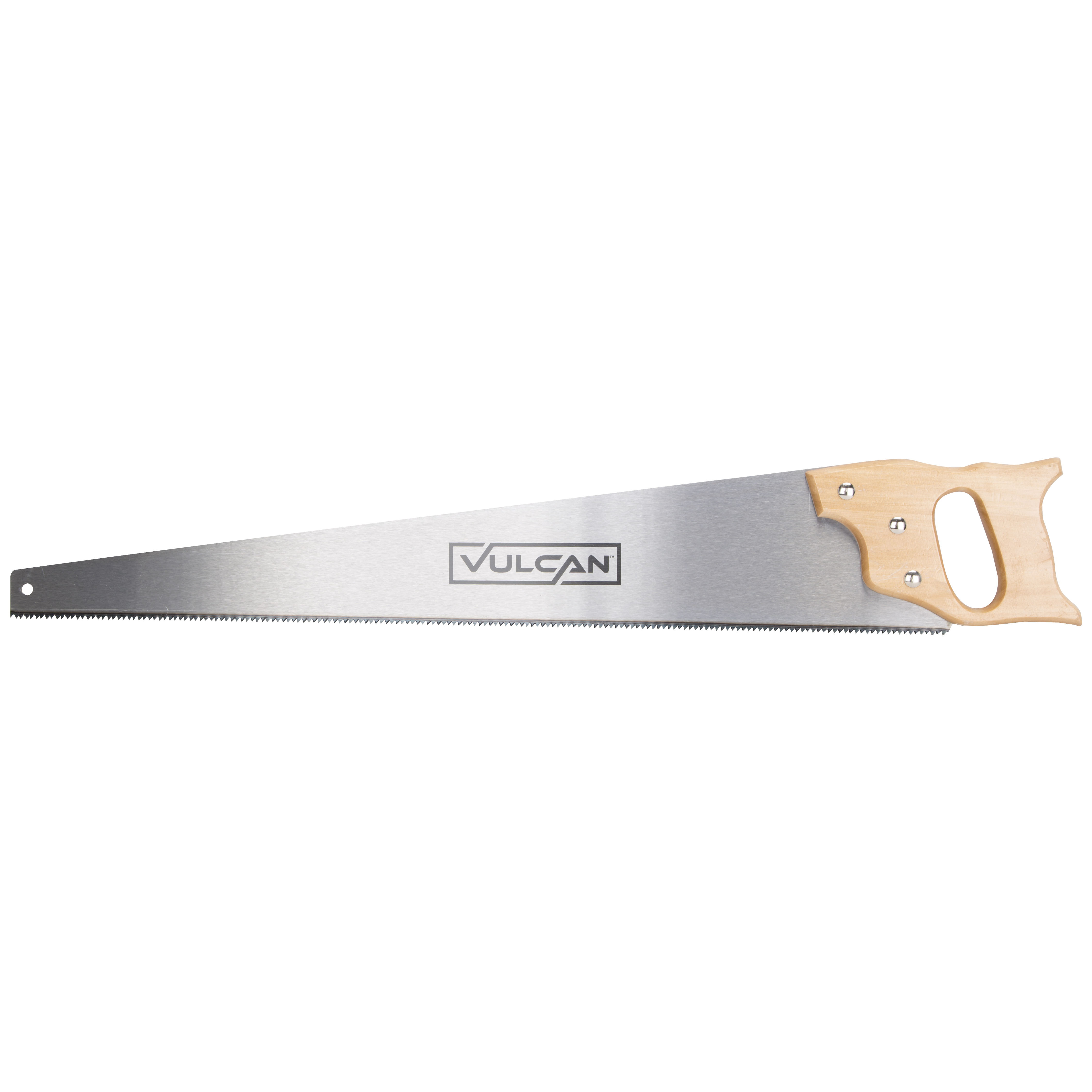 JLO-043 Handsaw, 26 in L Blade, 8 TPI TPI, Steel Blade, Wood Handle, Wood Handle