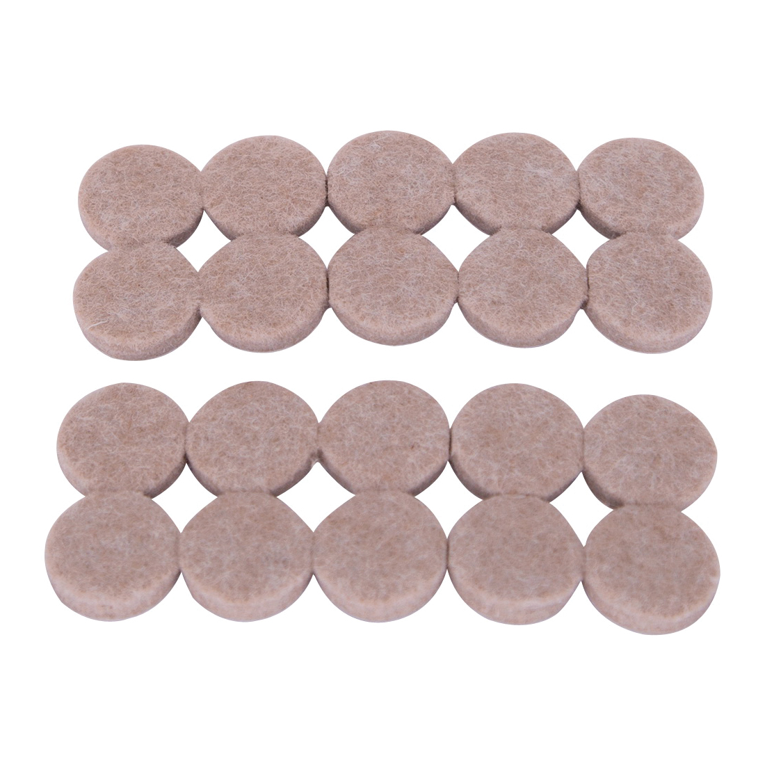 FE-50200-PS Furniture Pad, Felt Cloth, Beige, 3/4 in Dia, 3/16 in Thick, Round
