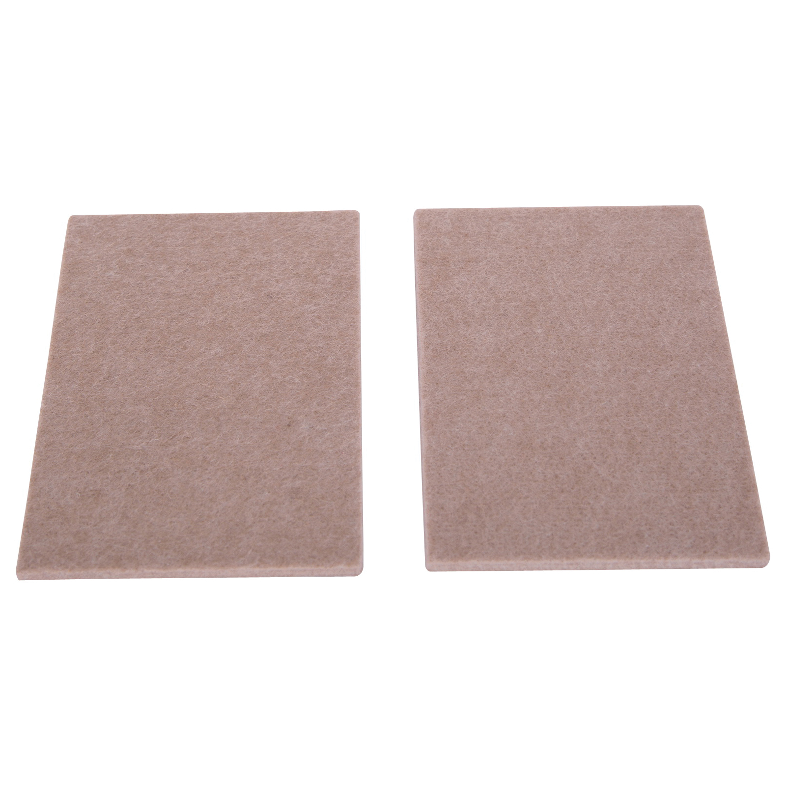 FE-S105-PS Furniture Pad, Felt Cloth, Beige, 4-1/2 x 6 in Dia, 4-1/2 in W, 3/16 in Thick, Square