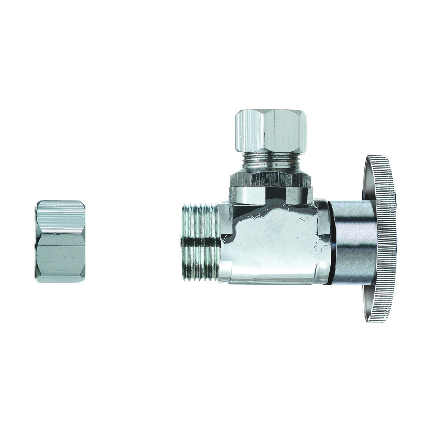 PP32-1PCLF Transition Valve, 1/2 x 3/8 in Connection, CPVC x Tube, CPVC Body