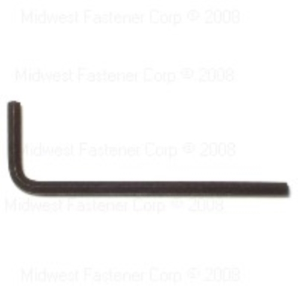 Midwest Fastener 81623 Hex L-Wrench, Metric, 3 mm Tip, Steel - 1